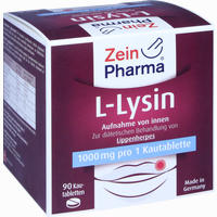 L- Lysin 1000mg Zitrone 90er Kautablette Kautabletten 90 Stück