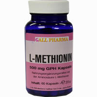 L- Methionin 500mg Gph Kapseln 60 Stück