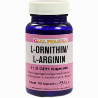 L- Ornithin/l- Arginin 1:2 Gph Kapseln 60 Stück