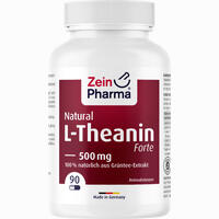 L- Theanin Natural Forte 500 Mg Zeinpharma Kapseln 90 Stück