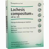 Lachesis Compositum N Ad Us.vet. Ampullen 5 Stück
