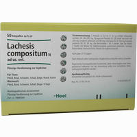 Lachesis Compositum N Ad Us.vet. Ampullen 50 Stück