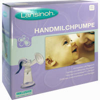 Lansinoh Handmilchpumpe mit 2x150ml Flaschen 1 Packung