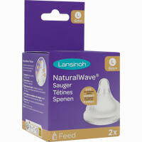 Lansinoh Naturalwave Sauger L 2 Stück