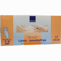 Latex Handschuhe Blau Puderfrei Medium 100 Stück