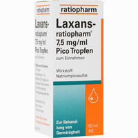 Laxans- Ratiopharm 7.5mg Ml Pico Tropfen 50 ml