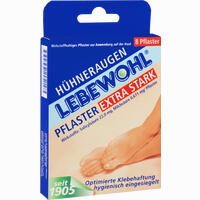 Lebewohl Hühneraugen Plaster Extra Stark Eingesieg Pflaster 8 Stück