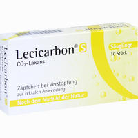 Lecicarbon S Co2- Laxans Zäpfchen 10 Stück