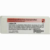 Ledum D6 Globuli Dr. Reckeweg & Co 10 g