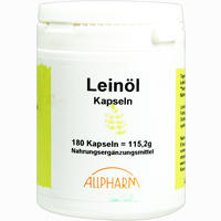 Leinöl Kapseln Allpharm 180 Stück