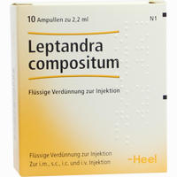 Leptandra Comp Ampullen 10 Stück