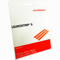 Leukostrip S - 4 Strips 4x38mm/3 Strips 6,4x76mm Pflaster 2 Packung