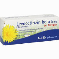 Levocetirizin Beta 5mg Filmtabletten 50 Stück