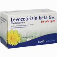 Levocetirizin Beta 5mg Filmtabletten 100 Stück