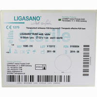 Ligasano Rund Weiß Sterile Kompressen 5x1cm 10 Stück