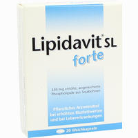 Lipidavit Sl Forte Kapseln 20 Stück