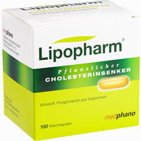 Lipopharm Pflanzlicher Cholesterinsenker Kapseln 100 Stück
