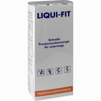 Liqui Fit Flüssigzucker Tropical Beutel 12 Stück