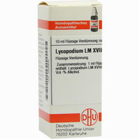 Lm Lycopodium Xviii Dilution 10 ml