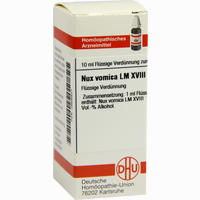 Lm Nux Vomica Xviii Dilution 10 ml