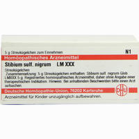 Lm Stibium Sulfuratum Nigrum Xxx Globuli 5 g