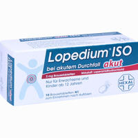 Lopedium Akut Iso bei Akutem Durchfall Brausetabletten 10 Stück