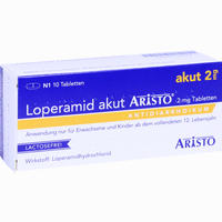 Loperamid Akut Aristo 2mg Tabletten 10 Stück