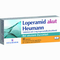 Loperamid Akut Heumann Tabletten 10 Stück