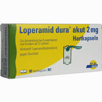 Loperamid Dura Akut 2mg Hartkapseln 10 Stück