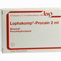 Lophakomp Procain 2ml Injektionslösung 10 x 2 ml