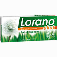 Lorano Akut Tabletten 14 Stück