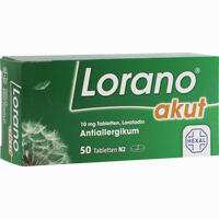 Lorano Akut Tabletten 50 Stück