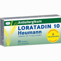 Loratadin 10 Heumann Tabletten 20 Stück
