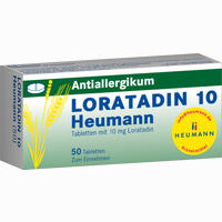 Loratadin 10 Heumann Tabletten 50 Stück