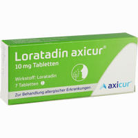 Loratadin Axicur 10 Mg Tabletten AXICORP PHARMA 7 Stück