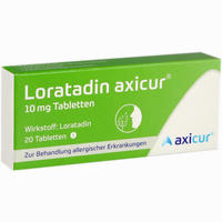 Loratadin Axicur 10 Mg Tabletten AXICORP PHARMA 20 Stück