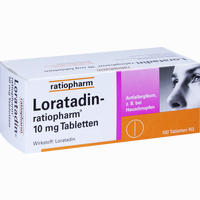 Loratadin- Ratiopharm 10mg Tabletten 100 Stück