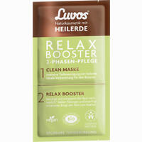 Abbildung von Luvos Heilerde Relax Booster & Clean Maske 2- Phasen- Pflege Gesichtsmaske 1 Packung