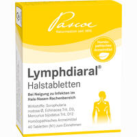 Lymphdiaral Halstabletten 40 Stück