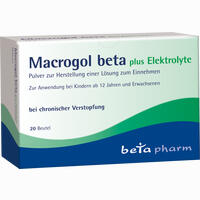 Macrogol Beta Plus Elektrolyte Pulver 20 Stück