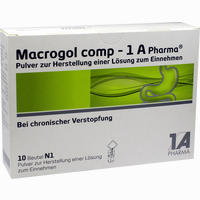 Abbildung von Macrogol Comp 1a Pharma Pulver 10 Stück