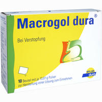 Macrogol Dura Pulver zur Herstellung einer Lösung Zum Einnehmen Beutel 10 Stück
