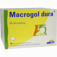 Macrogol Dura Pulver zur Herstellung einer Lösung Zum Einnehmen Beutel 50 Stück