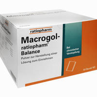 Macrogol- Ratiopharm Balance - Pulver zur Herstellung einer Lösung Zum Einnehmen 50 Stück
