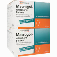 Macrogol- Ratiopharm Balance - Pulver zur Herstellung einer Lösung Zum Einnehmen 100 Stück