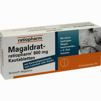Magaldrat- Ratiopharm 800mg Kautabletten 50 Stück