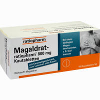 Magaldrat- Ratiopharm 800mg Kautabletten 100 Stück