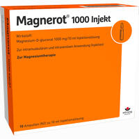 Magnerot 1000 Injekt Ampullen 10 x 10 ml