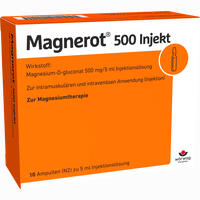 Magnerot 500 Injekt Ampullen 10 x 5 ml