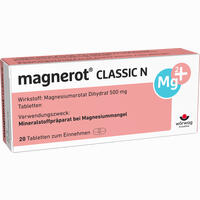 Magnerot Classic N Tabletten 20 Stück